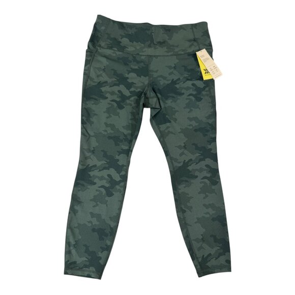 All in Motion Women’s Camo Premium High-Waisted 7/8 Leggings Green XXL - Picture 1 of 7